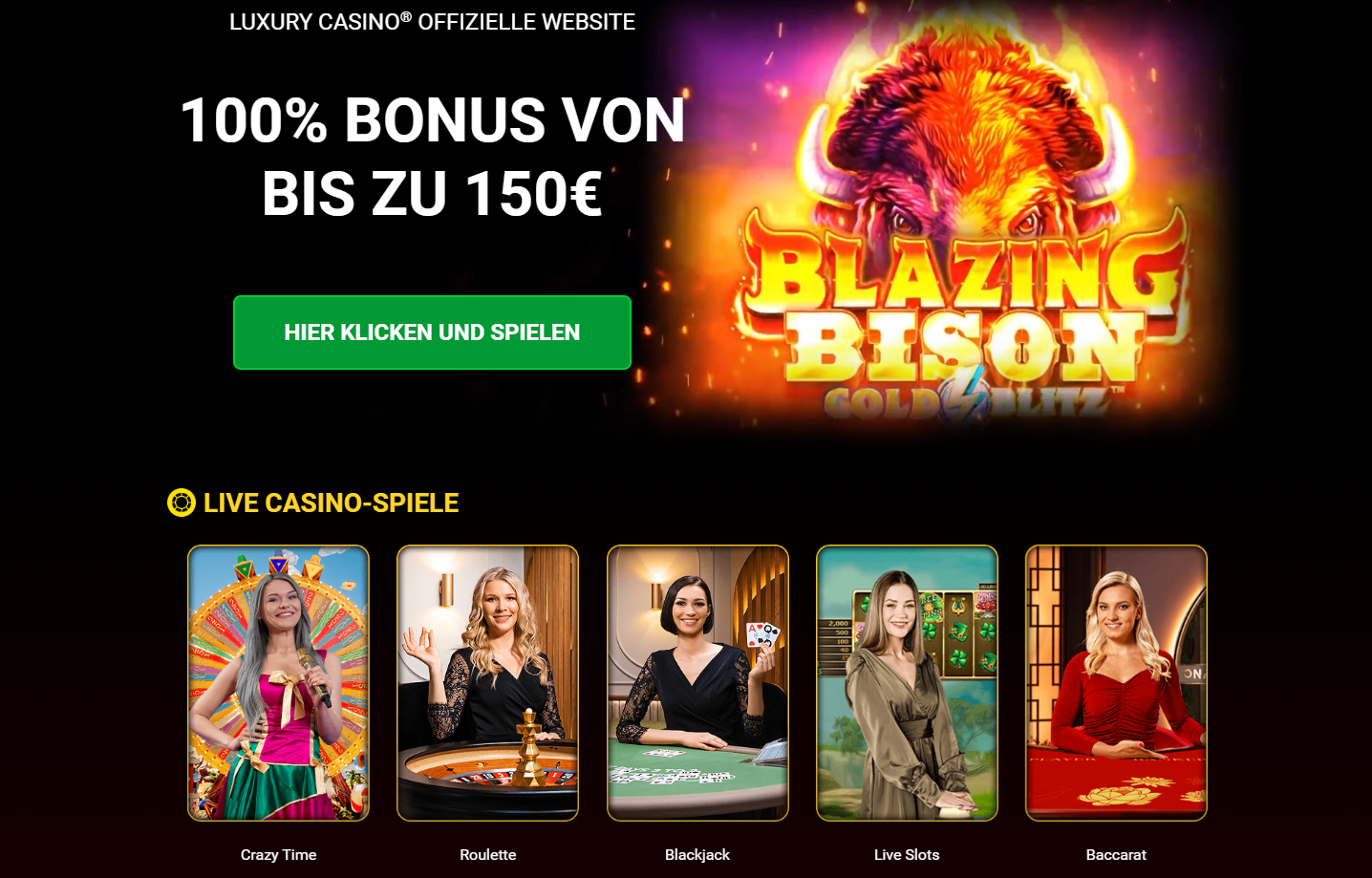 luxurycasino - Überblick über verfügbare Spiele und Boni